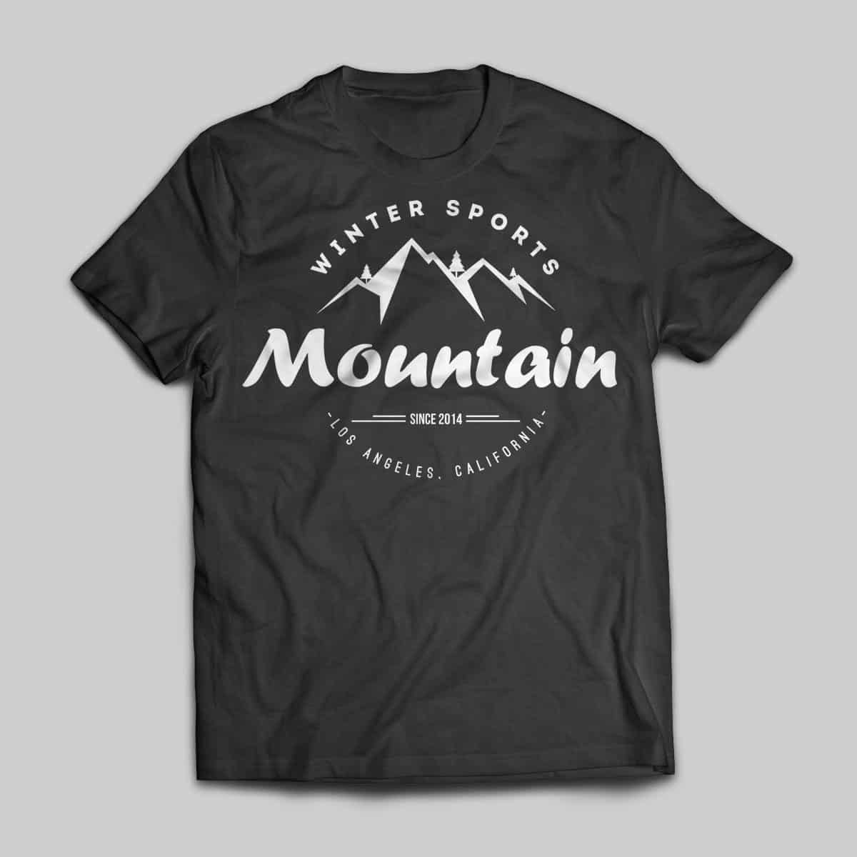 Mountain T-Shirt - Cool Running Tasmania